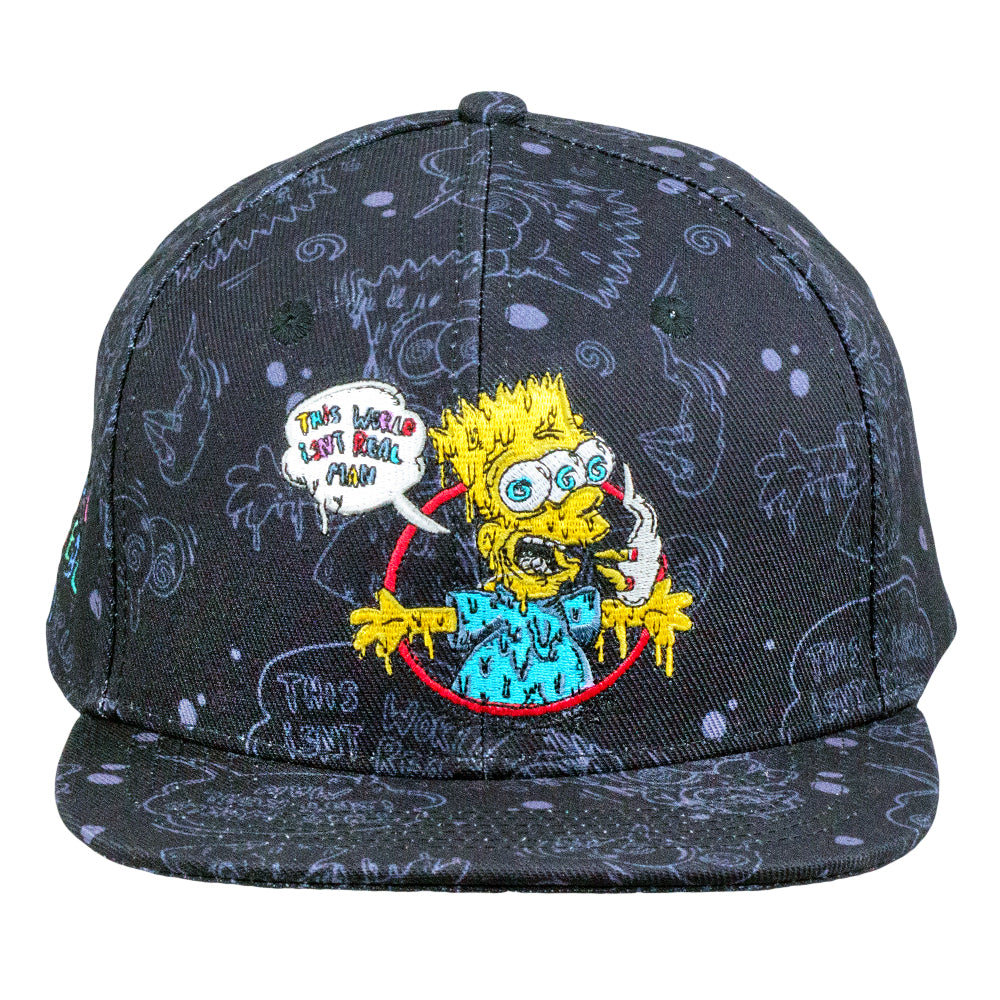 Vincent Gordon x Wookerson Bart Black Snapback Hat Grassroots California