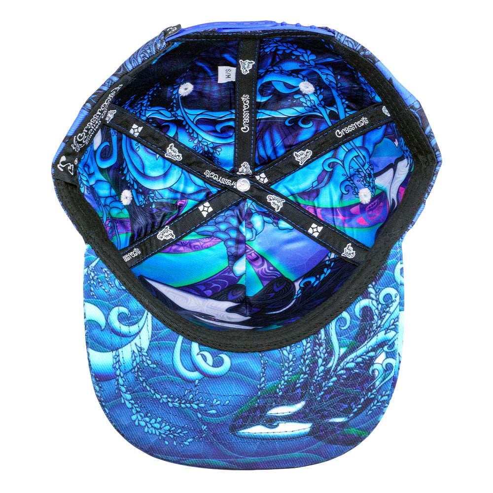 Phil Lewis Orca Purple Snapback Hat Grassroots California