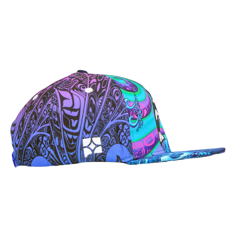 Phil Lewis Orca Purple Snapback Hat Grassroots California