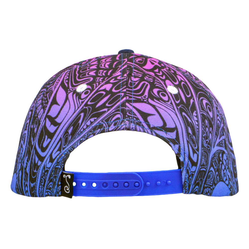 Phil Lewis Orca Purple Snapback Hat Grassroots California