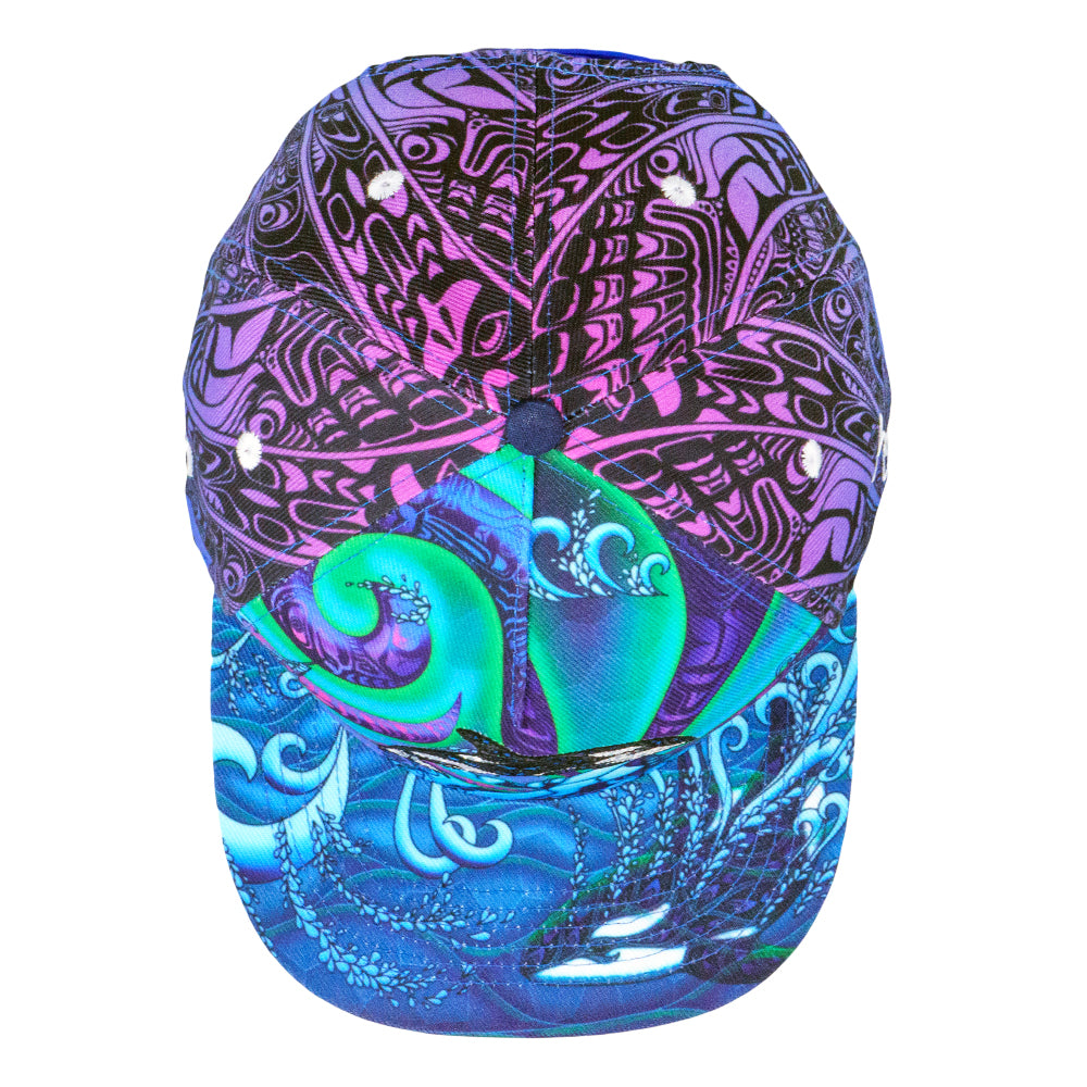 Phil Lewis Orca Purple Snapback Hat Grassroots California