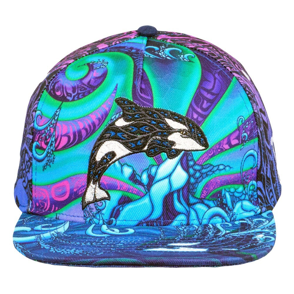 Phil Lewis Orca Purple Snapback Hat Grassroots California