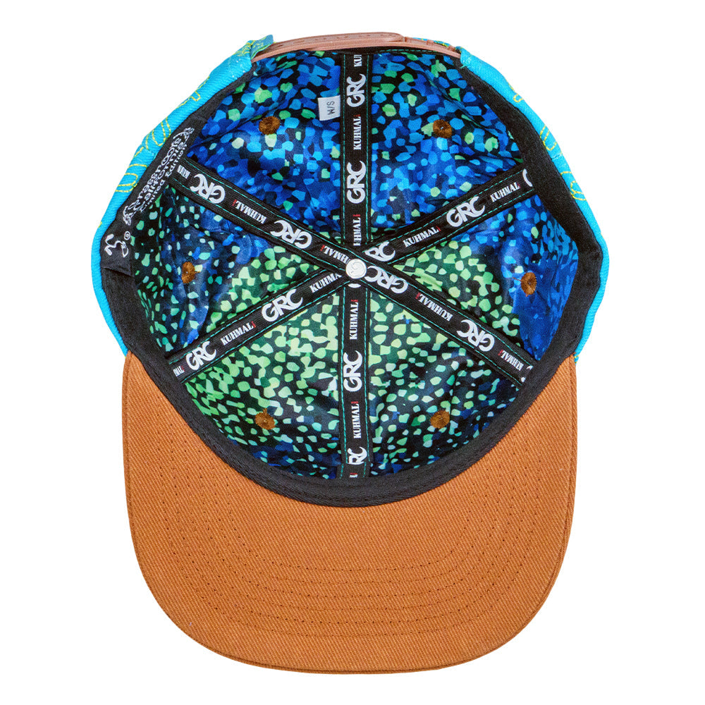 Kuhmali Mushroom Turtle Snapback Hat Grassroots California