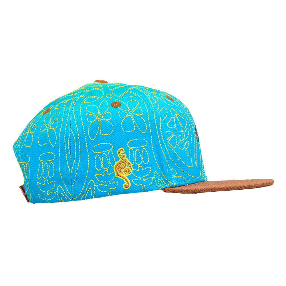 Kuhmali Mushroom Turtle Snapback Hat Grassroots California