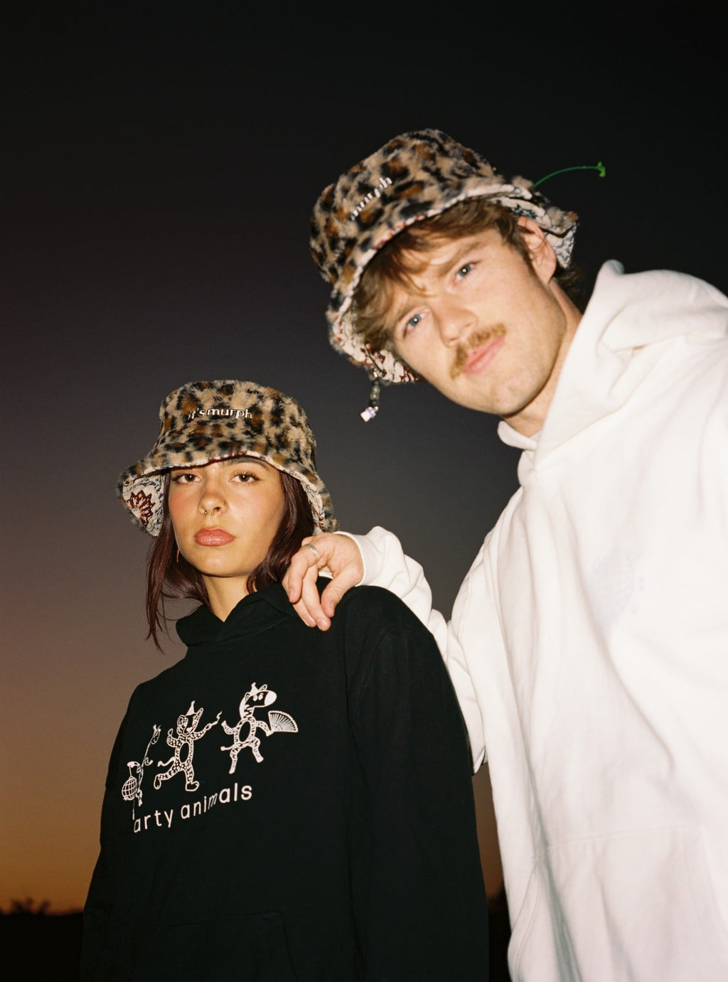 It's Murph Party Animals Black Pullover Hoodie Grassroots California