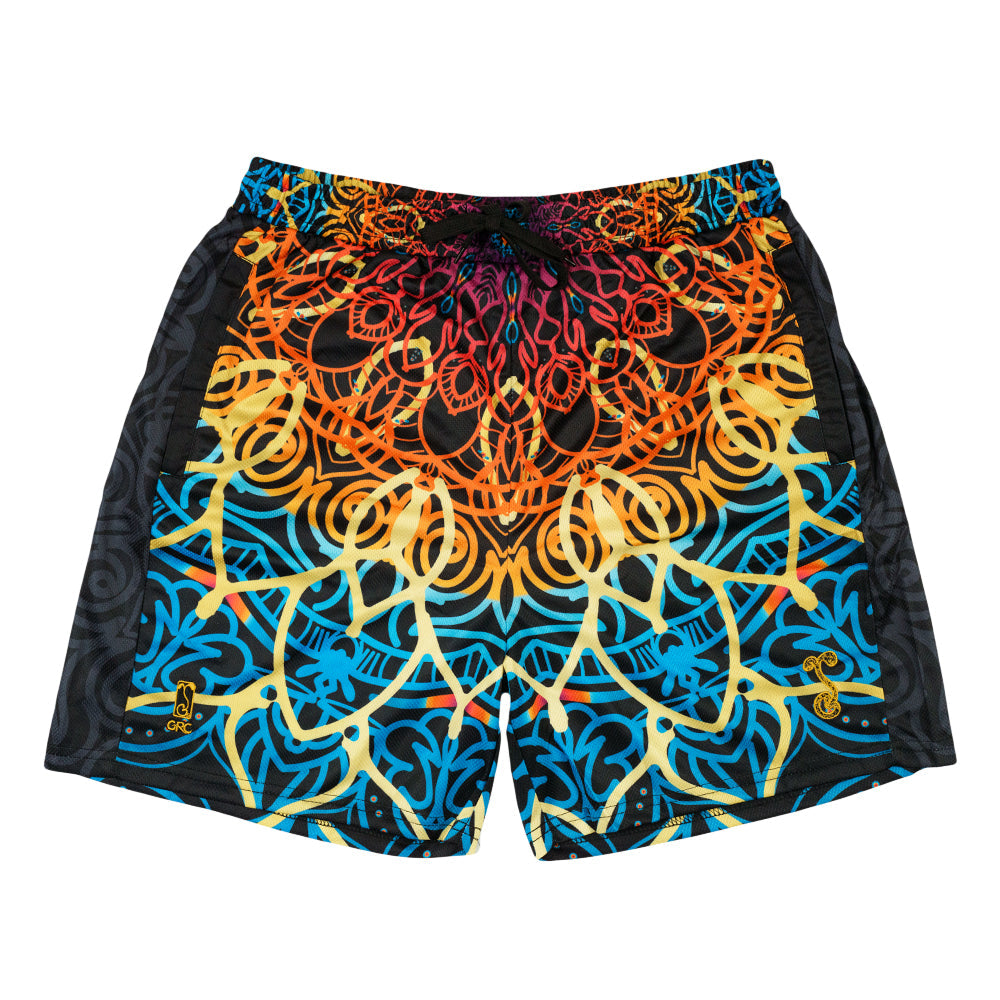 G Sprout Mandala Mesh Shorts Grassroots California
