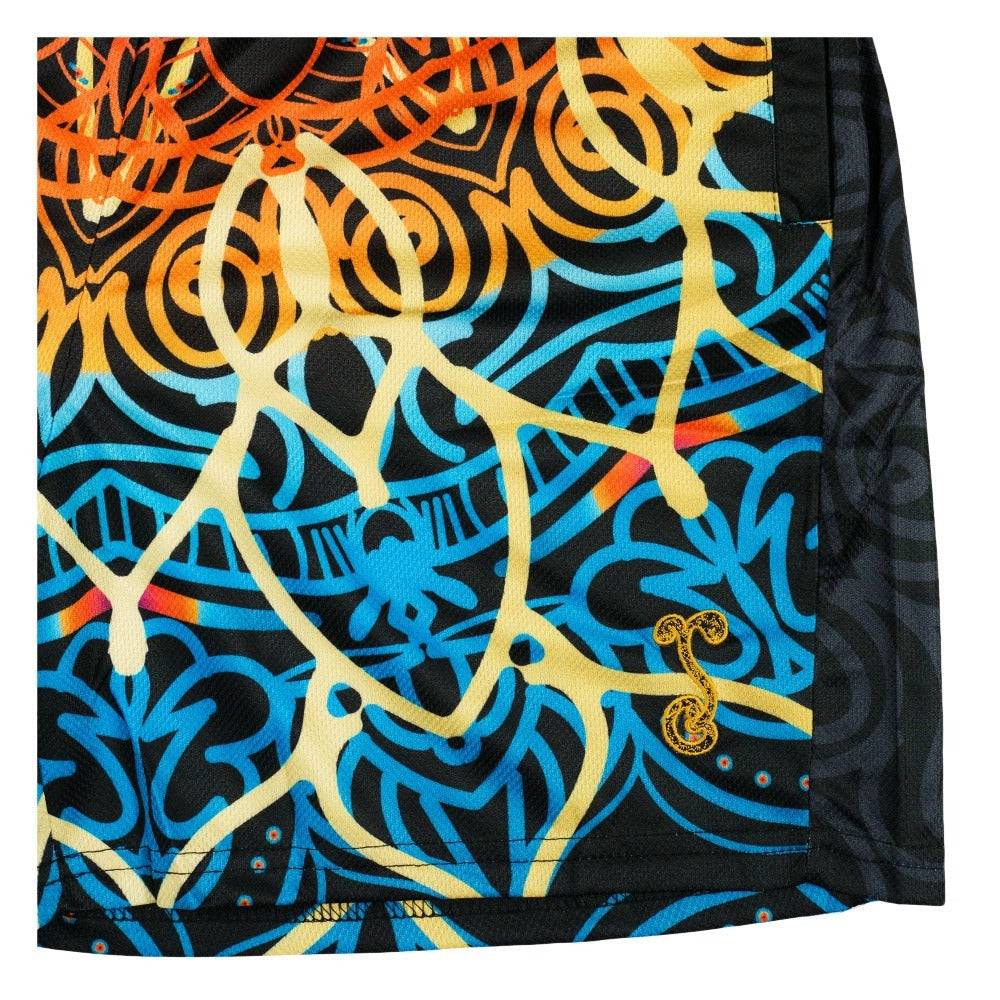 G Sprout Mandala Mesh Shorts Grassroots California