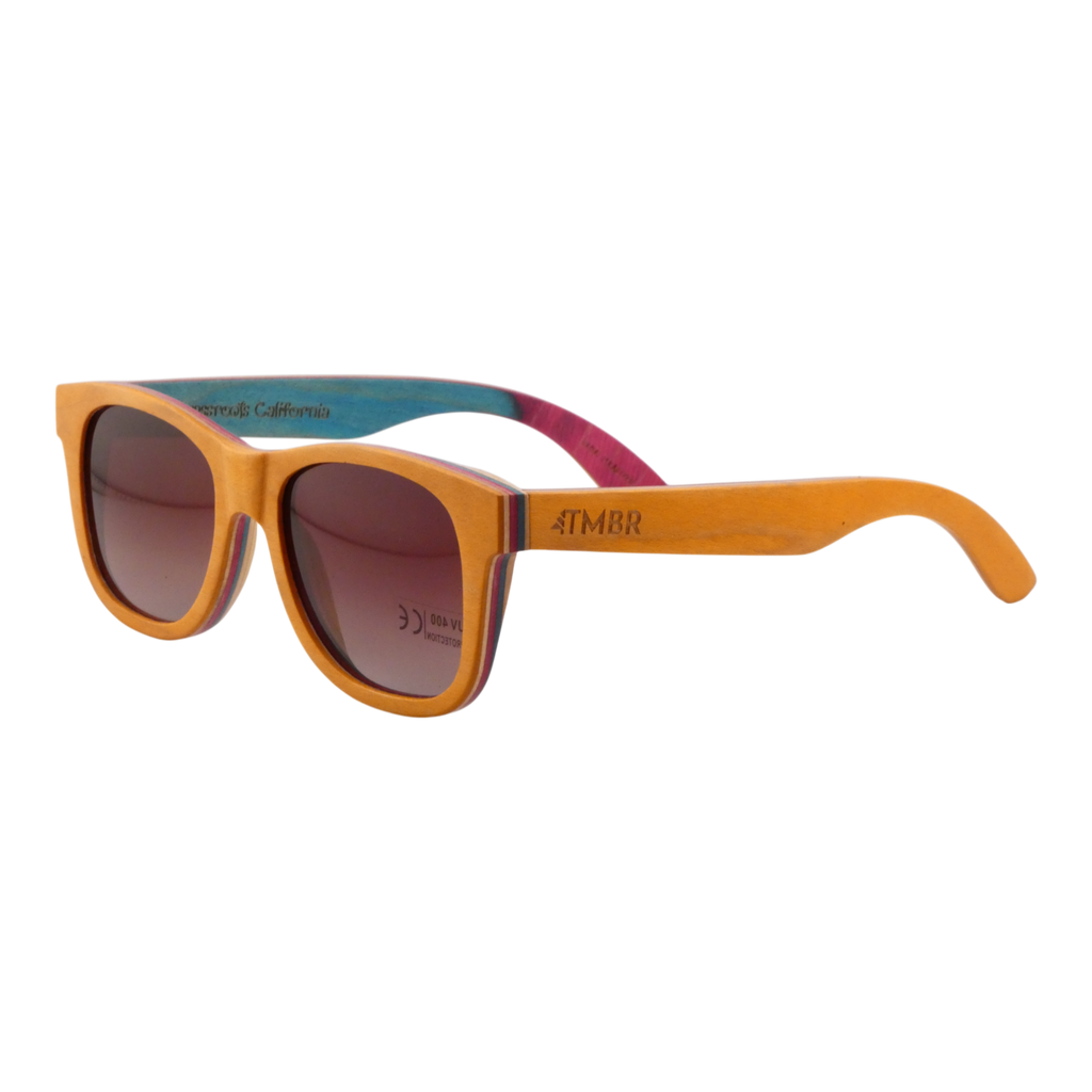 TMBR The Traveler Golden Sunglasses Grassroots California