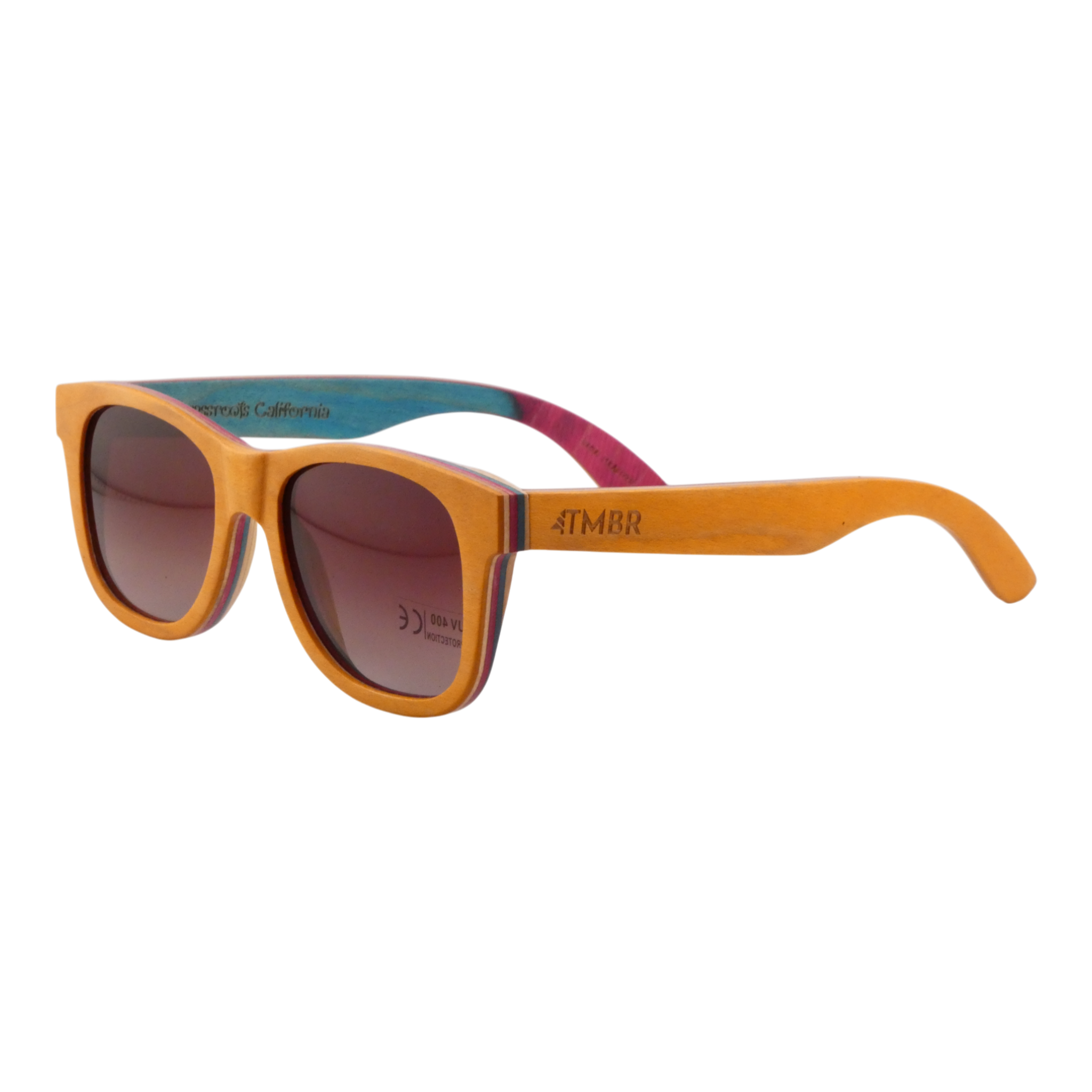 TMBR The Traveler Golden Sunglasses Grassroots California