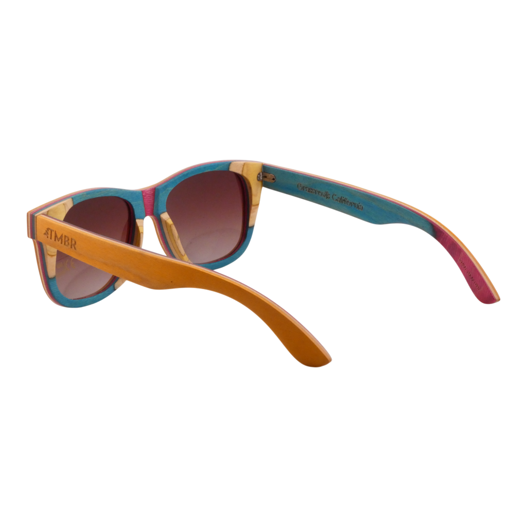 TMBR The Traveler Golden Sunglasses Grassroots California