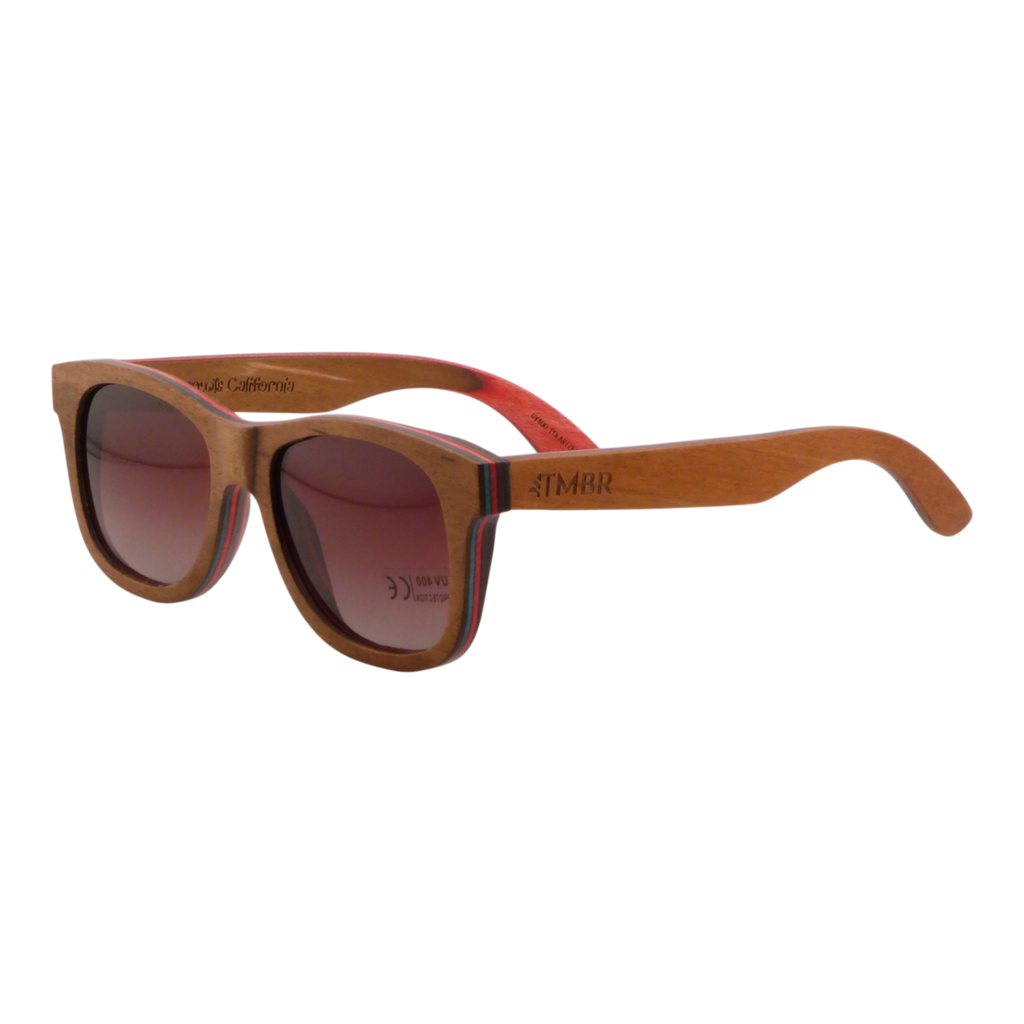 TMBR The Traveler Natural Sunglasses Grassroots California