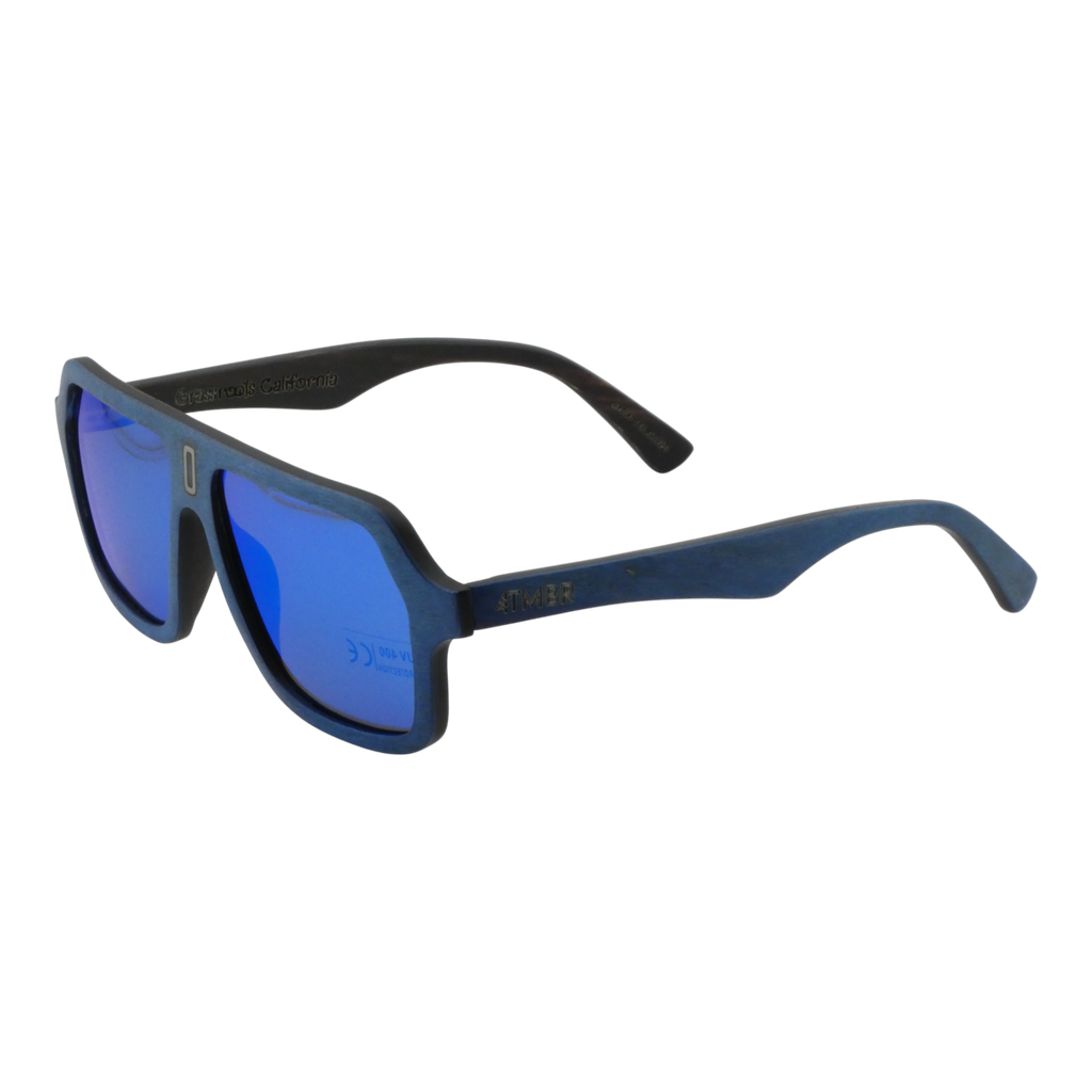 TMBR Disco Blue Sunglasses Grassroots California