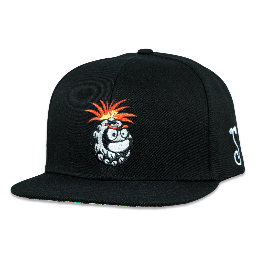 Greg Lutzka Pineapple Bomb Black Snapback Hat Grassroots California