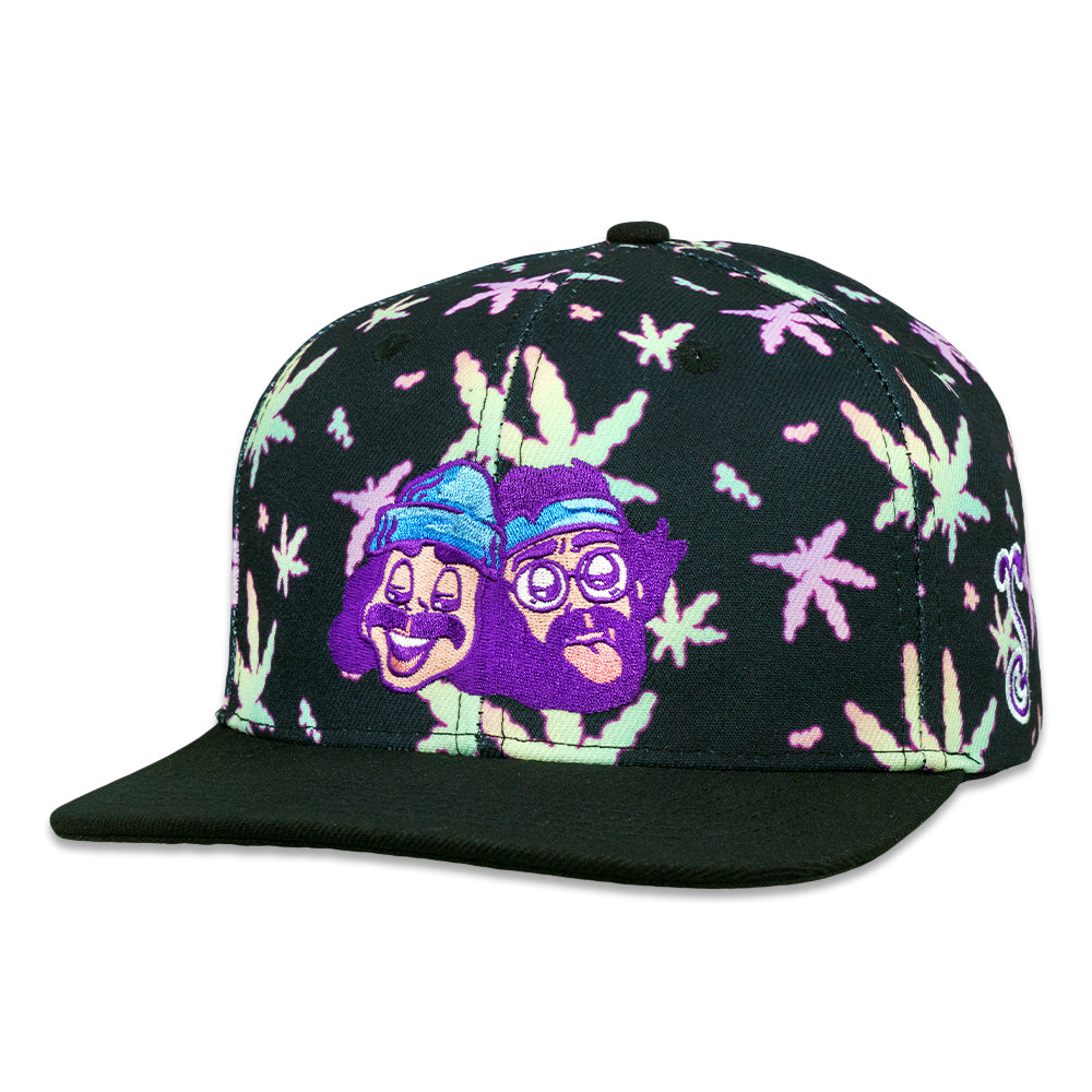 Homies In Dreamland Black Snapback Hat Grassroots California