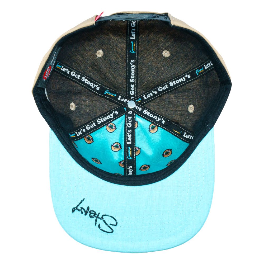 Stonys Reserves Biege Snapback Hat Grassroots California