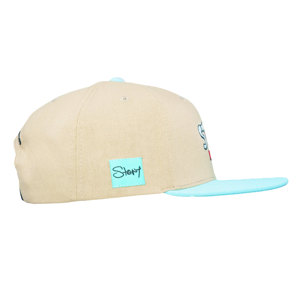 Stonys Reserves Biege Snapback Hat Grassroots California