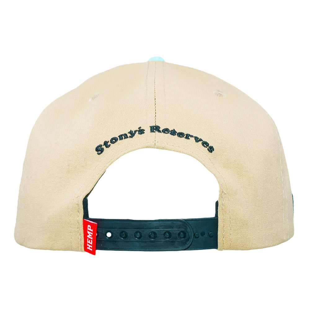 Stonys Reserves Biege Snapback Hat Grassroots California