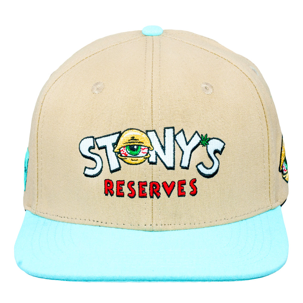 Stonys Reserves Biege Snapback Hat Grassroots California