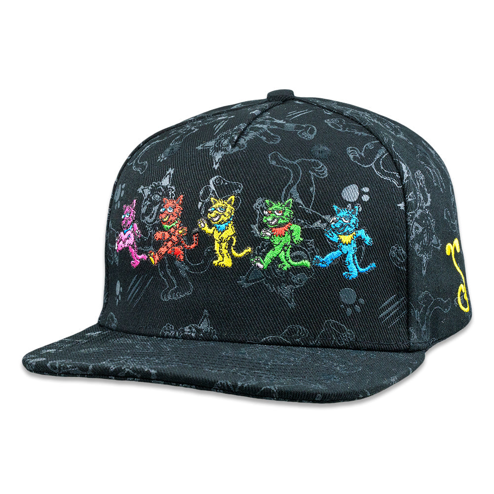 Vincent Gordon Dead Cats Black Snapback Hat Grassroots California