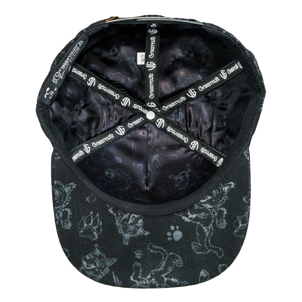 Vincent Gordon Dead Cats Black Snapback Hat Grassroots California