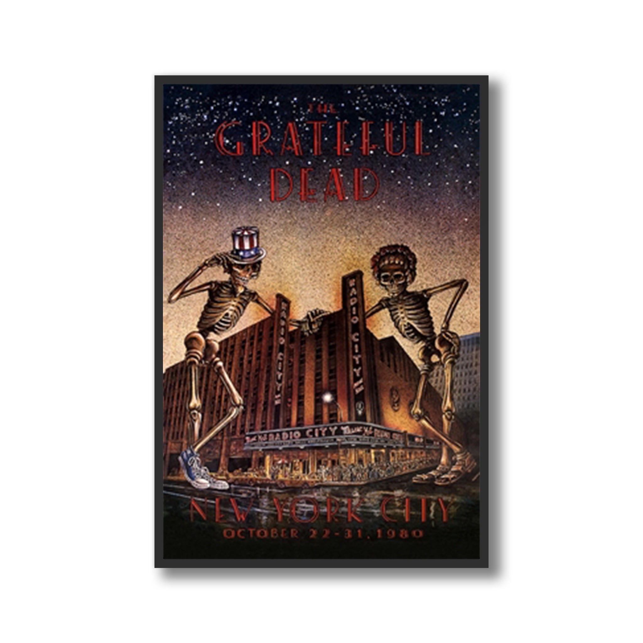 Grateful Dead Radio City Music Hall 1980 Harvest Art Gallery