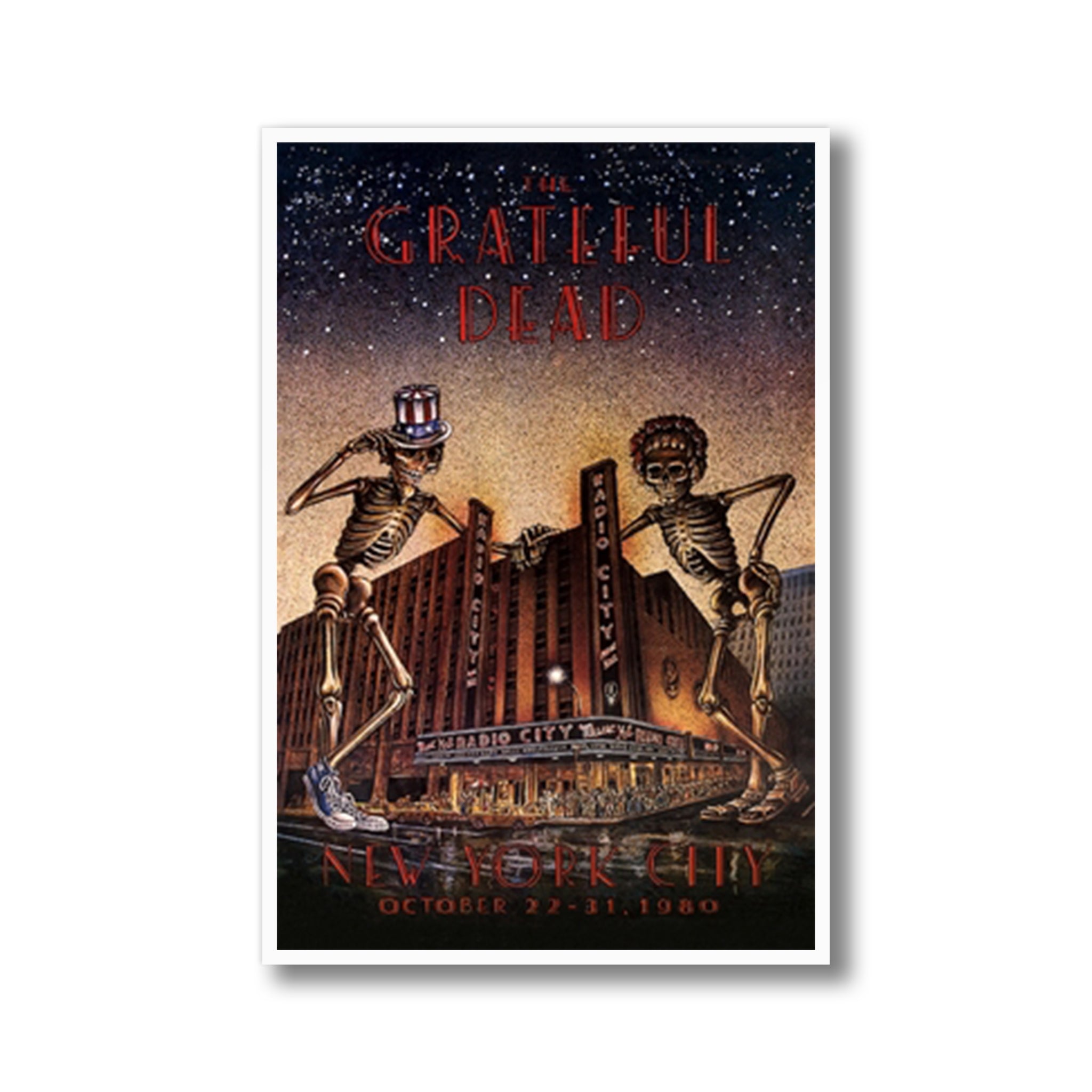 Grateful Dead Radio City Music Hall 1980 Harvest Art Gallery