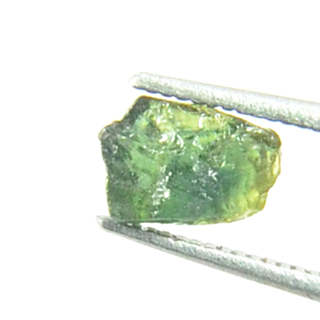 Sapphire Green Rough Facet Madagascar Raw 2ct rocksolidfossils