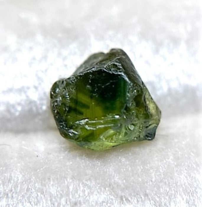 Sapphire Green Rough Facet Madagascar Raw 2ct rocksolidfossils