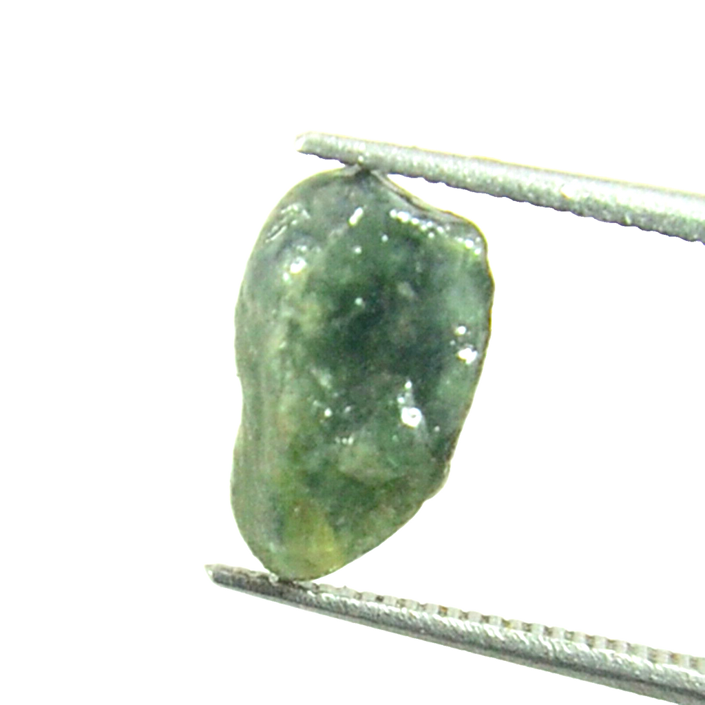 Sapphire Green Rough Facet Madagascar Raw 2ct rocksolidfossils