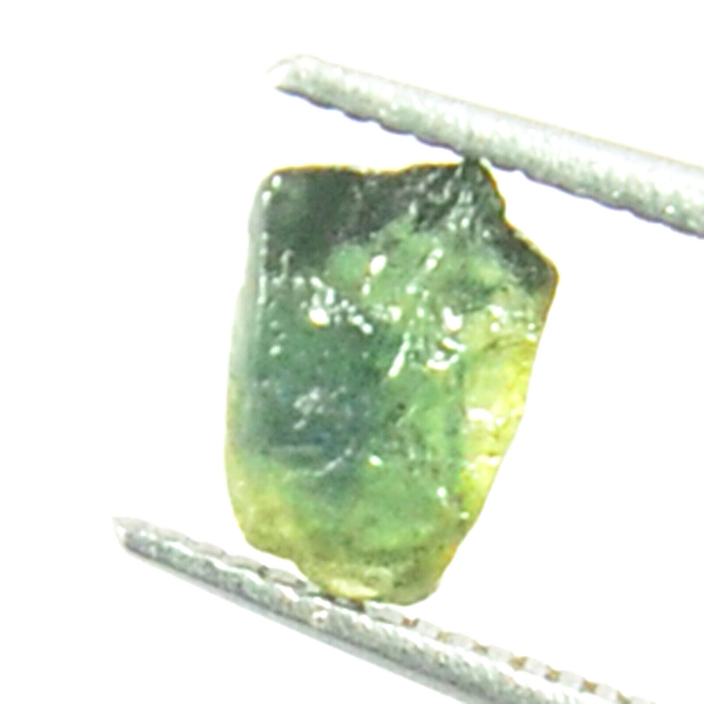 Sapphire Green Rough Facet Madagascar Raw 2ct rocksolidfossils