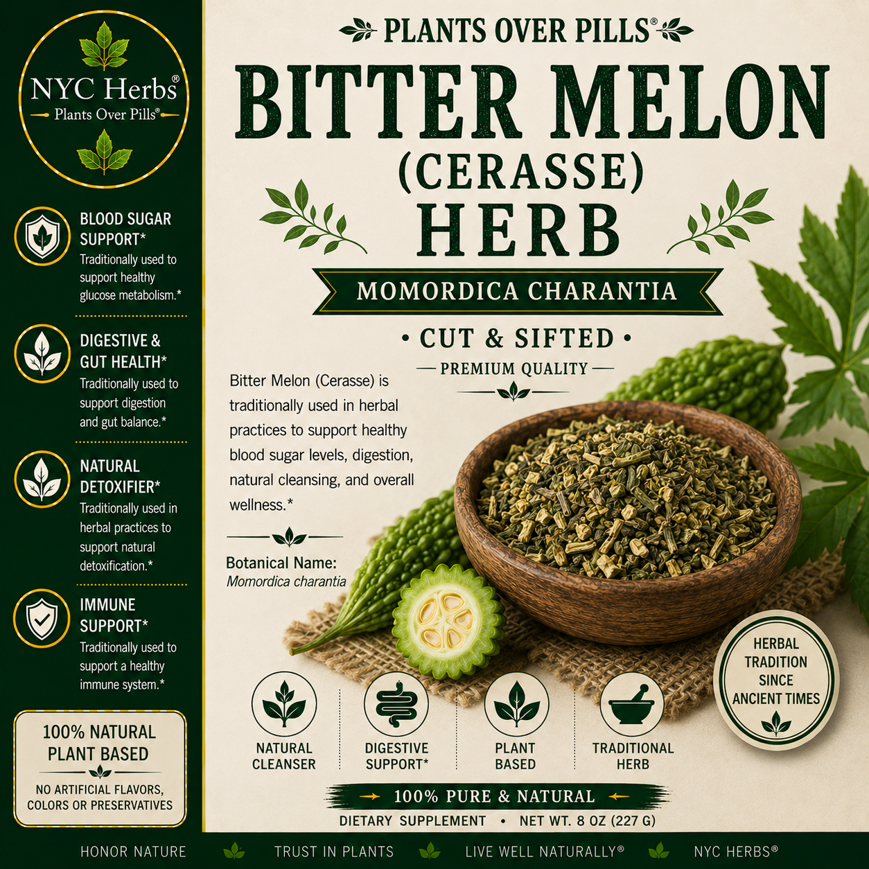Bitter Melon (Cerasse) NYC Herbs®