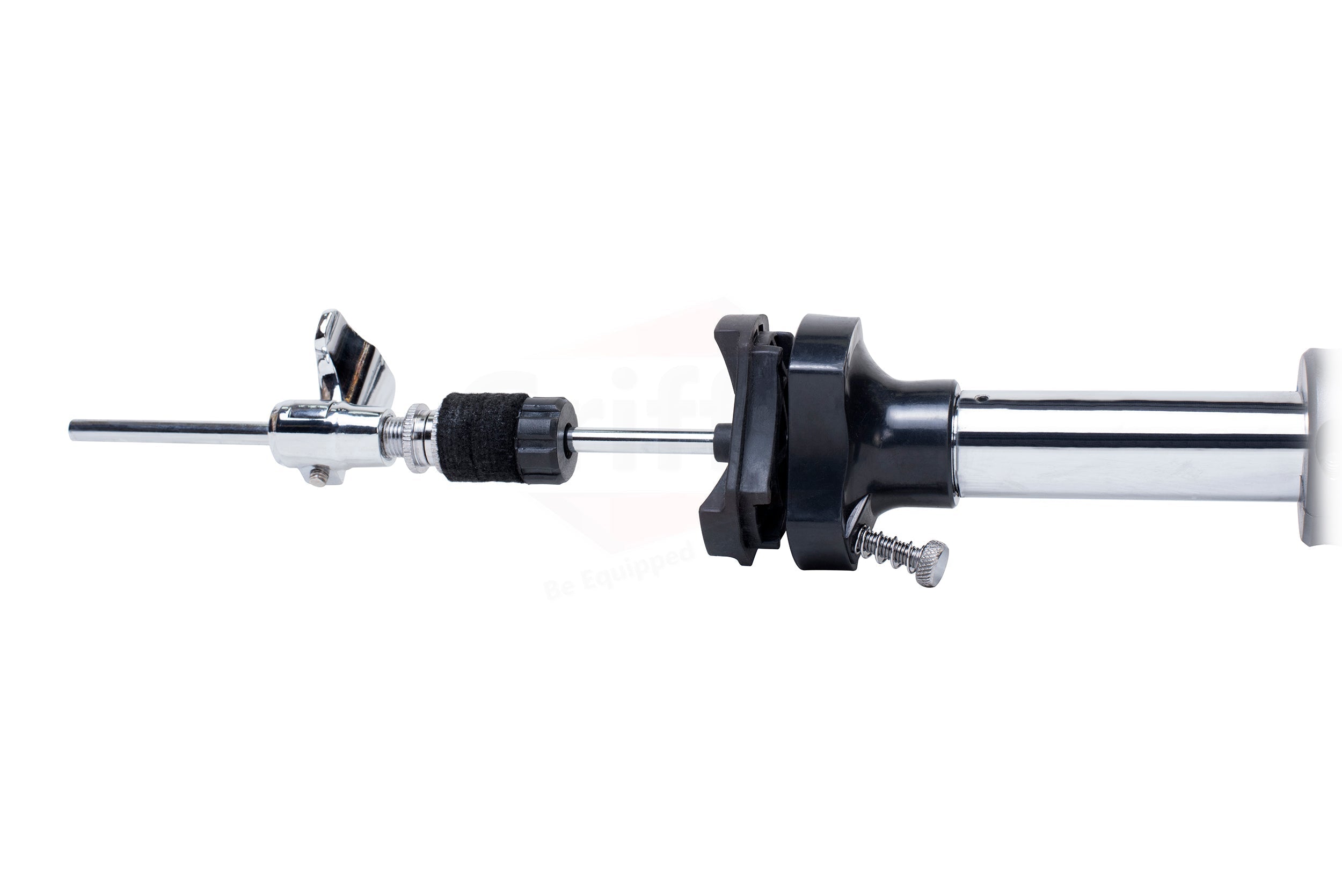 Remote Hi Hat Stand with Foot Pedal by GRIFFIN | Drummers Cable Auxiliary Cymbal High Hat Percussion Hardware with Drum Key | Heavy Duty Sturdy HiHat Holder | All Metal Construction Mount Complete Kit GeekStands.com