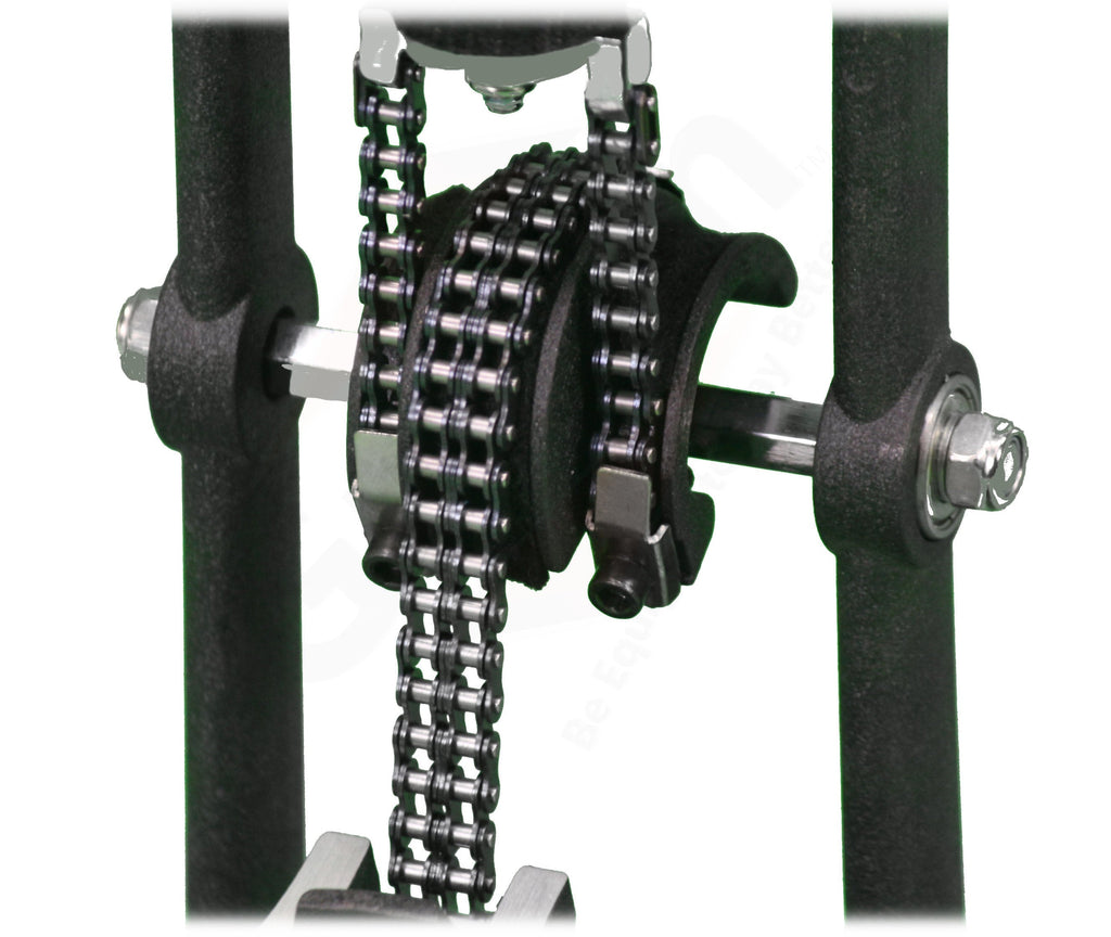 Premium 2 Leg Hi-Hat Stand by GRIFFIN | Heavy Duty Hihat Cymbal Foot Pedal with Drum Key | Folding Two Leg Style Converts to a No Leg High Hat Mount | Double Braced Chrome Percussion Hardware Mount GeekStands.com