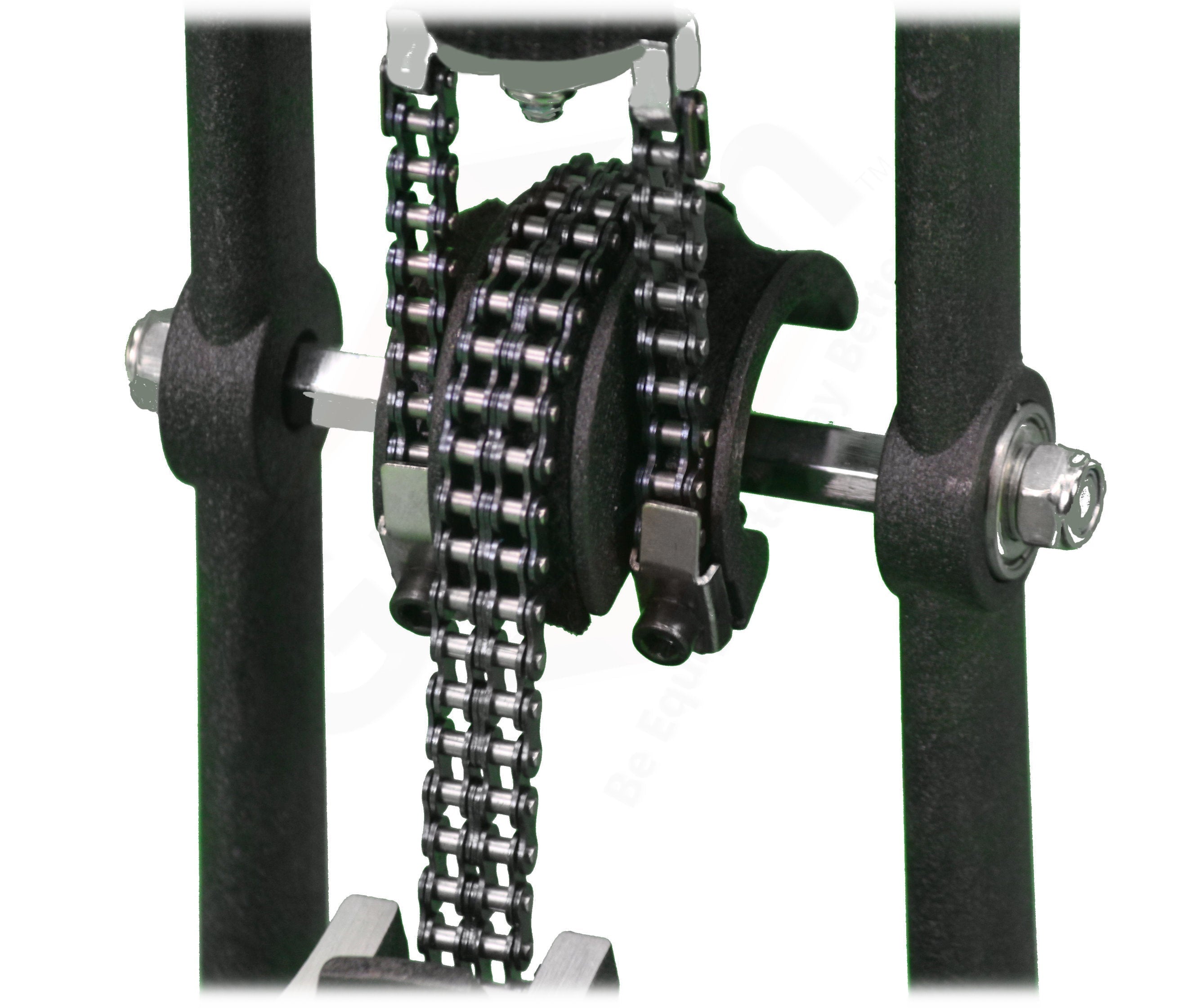 Premium 2 Leg Hi-Hat Stand by GRIFFIN | Heavy Duty Hihat Cymbal Foot Pedal with Drum Key | Folding Two Leg Style Converts to a No Leg High Hat Mount | Double Braced Chrome Percussion Hardware Mount GeekStands.com