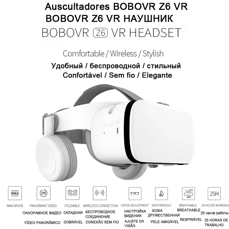 Z6 Casque Helmet 3D VR Glasses Electronics Den