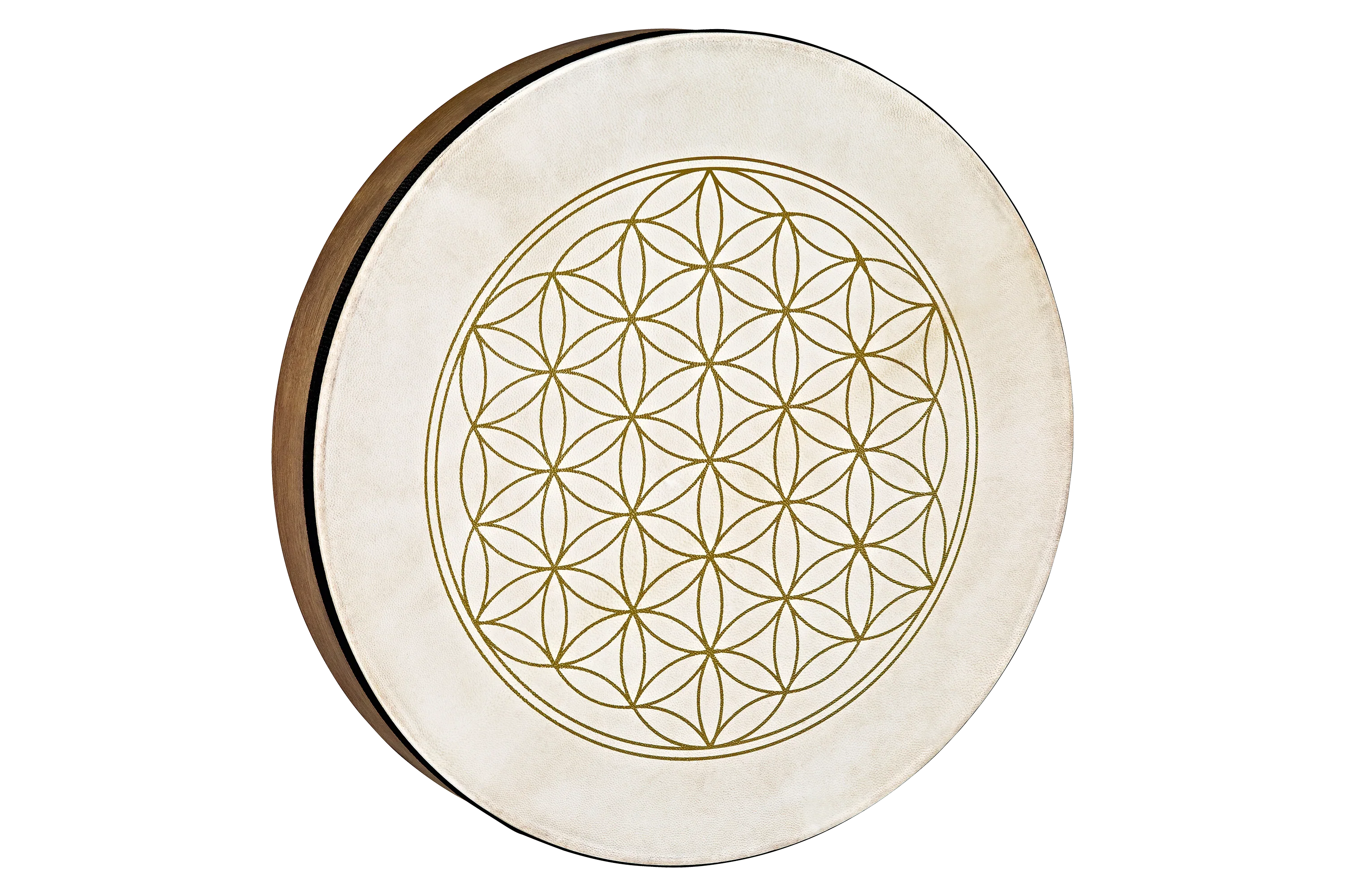 16" Designed Hand Drum, Flower of Life Utah Energy Healing Center