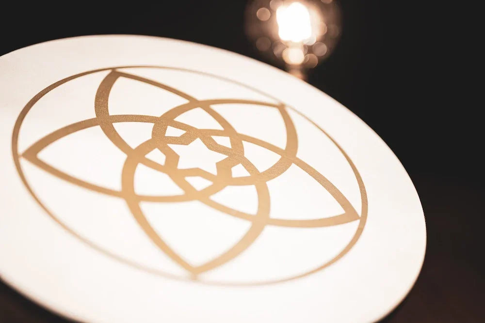 16" Designed Hand Drum, Venus Flower Utah Energy Healing Center