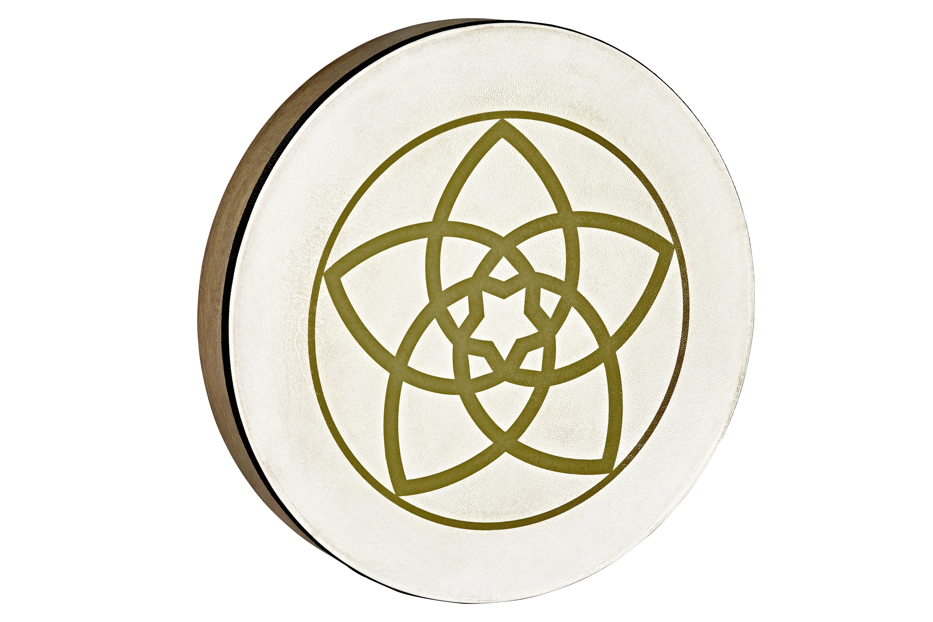 16" Designed Hand Drum, Venus Flower Utah Energy Healing Center