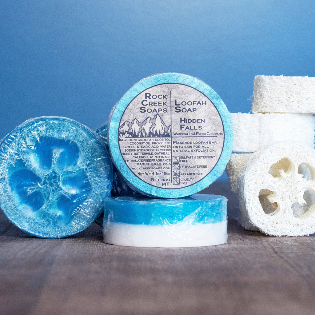 LOOFAH SOAP | Hidden Falls Rock Creek Soaps