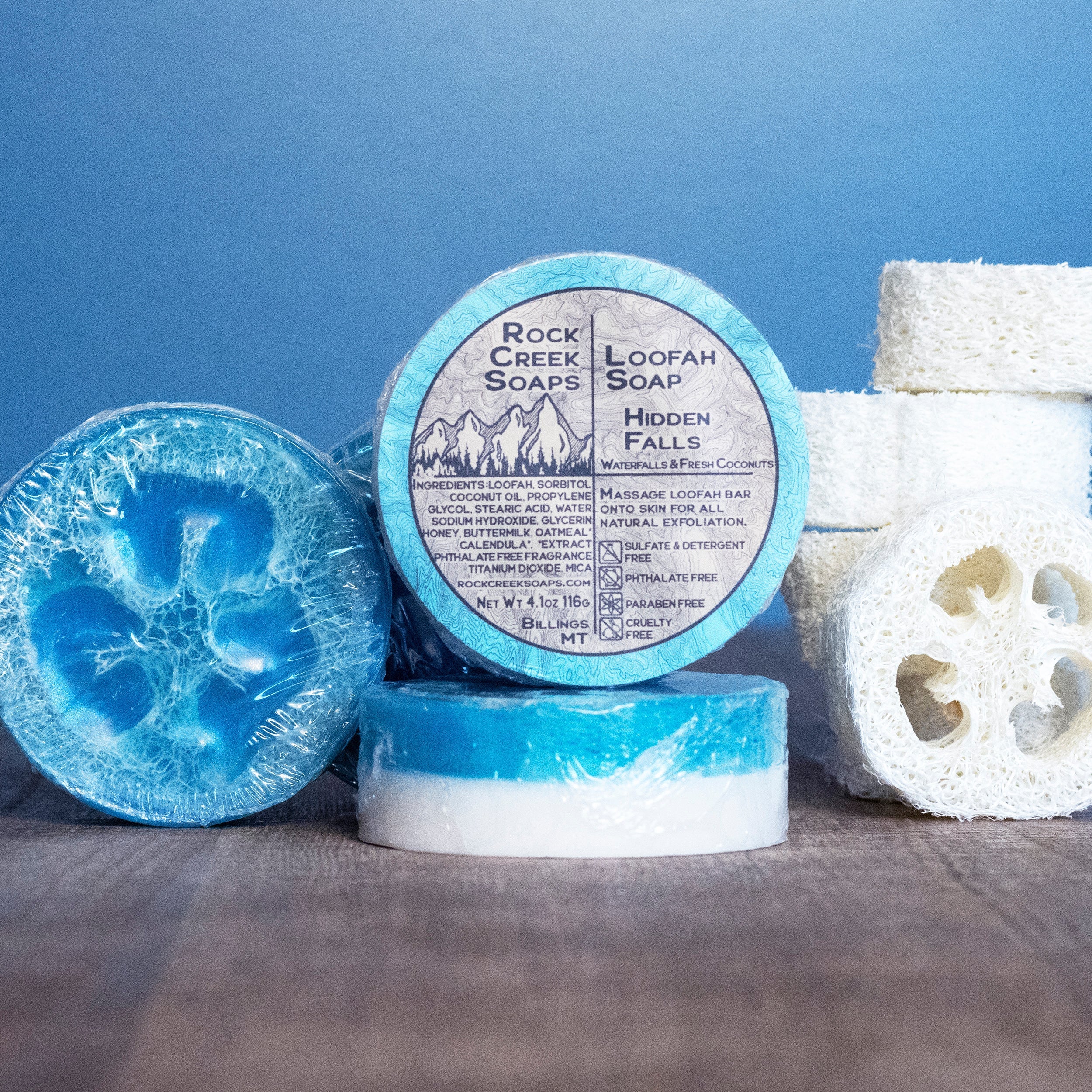 LOOFAH SOAP | Hidden Falls Rock Creek Soaps