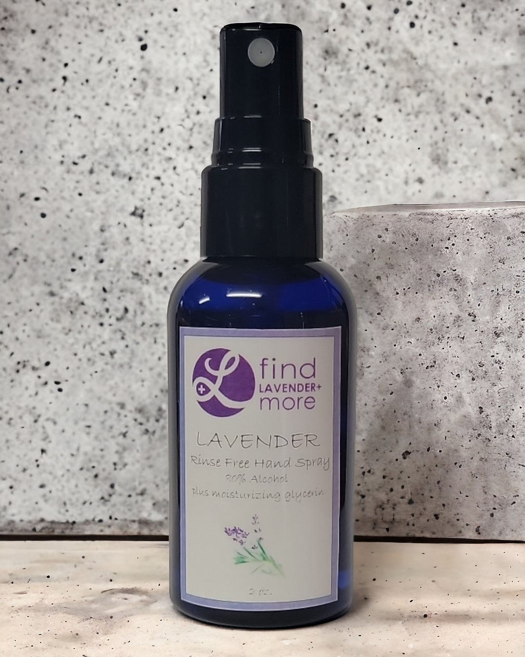 Lavender Hand Spray Sanitizer 3Pack Set Natural Scented Findlavender.com