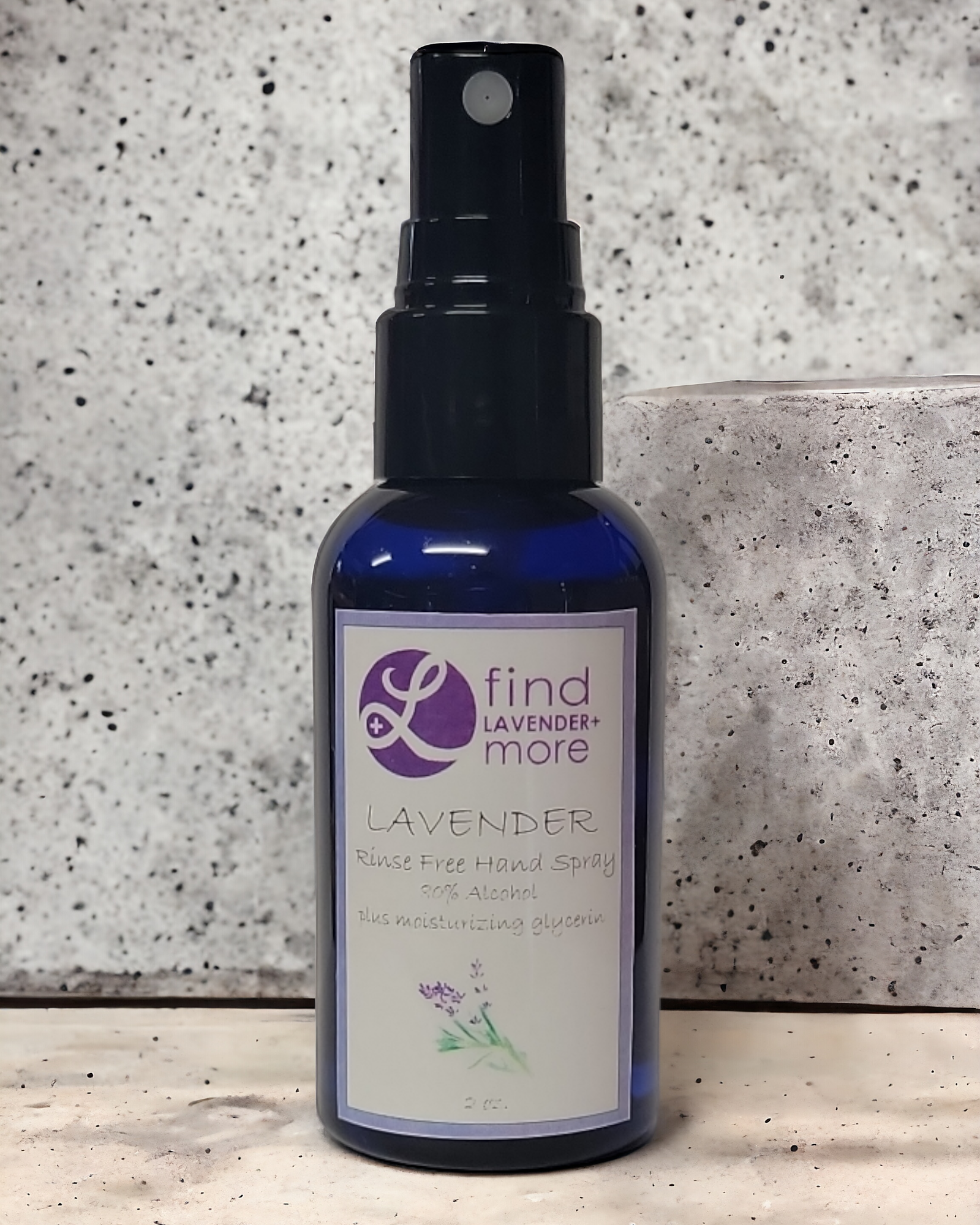 Lavender Hand Spray Sanitizer 3Pack Set Natural Scented Findlavender.com