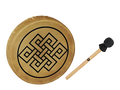 15" Native American-Style Hoop Drum, Endless Knot Utah Energy Healing Center