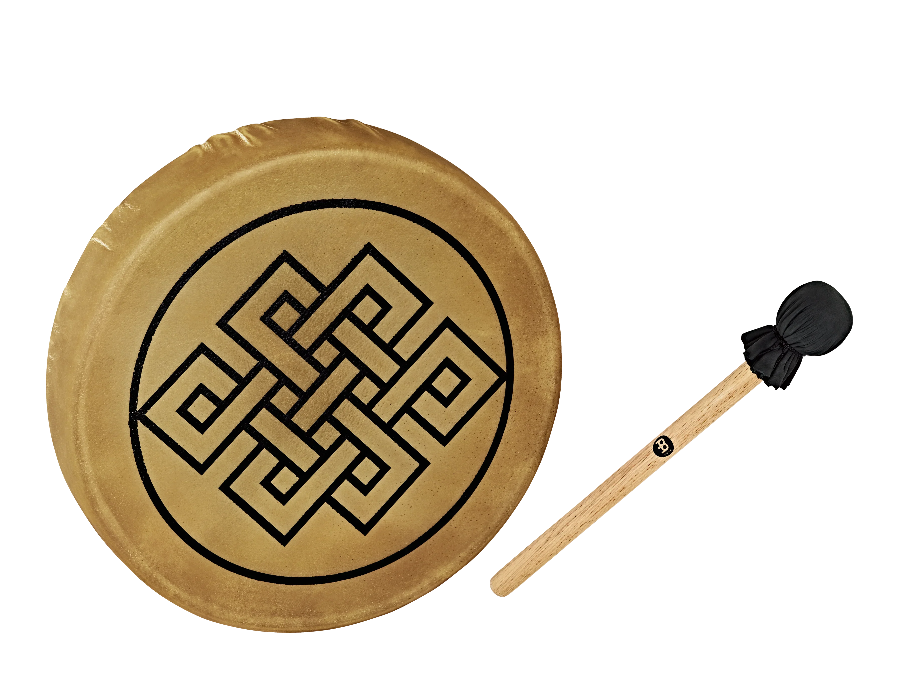 15" Native American-Style Hoop Drum, Endless Knot Utah Energy Healing Center