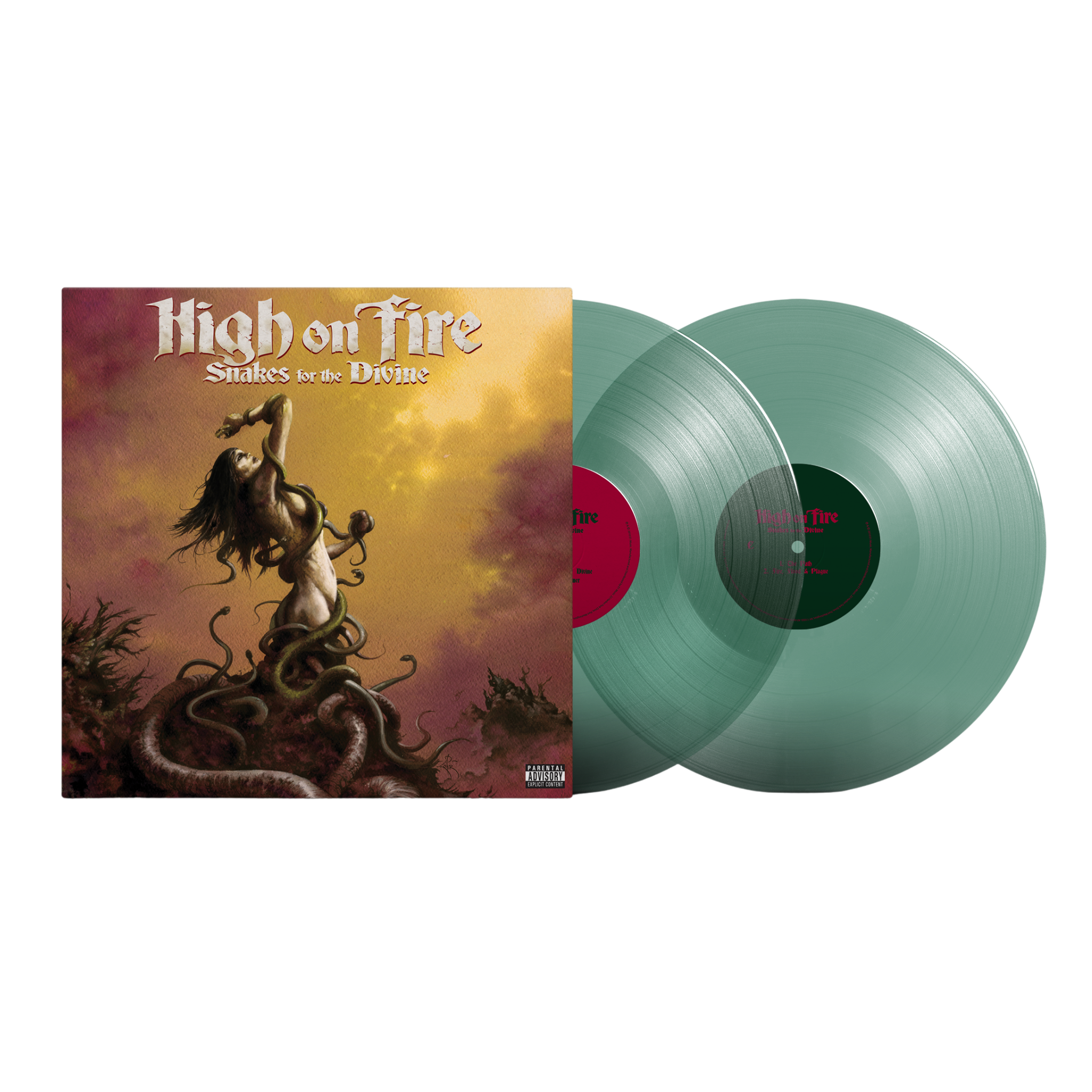 High On Fire - Snakes For The Divine Coke Bottle Vinyl MNRK Heavy