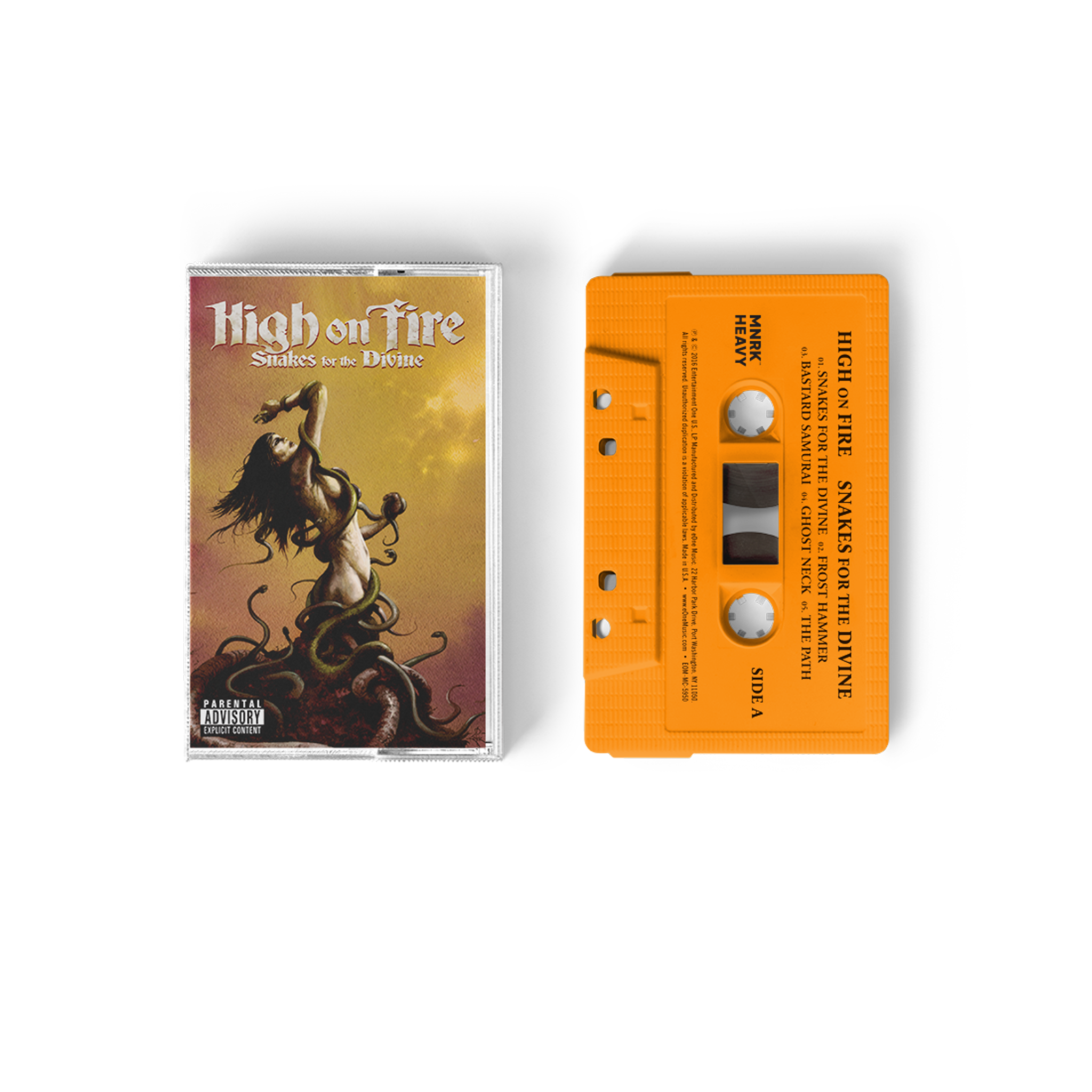 High On Fire - Snakes For The Divine Cassette MNRK Heavy