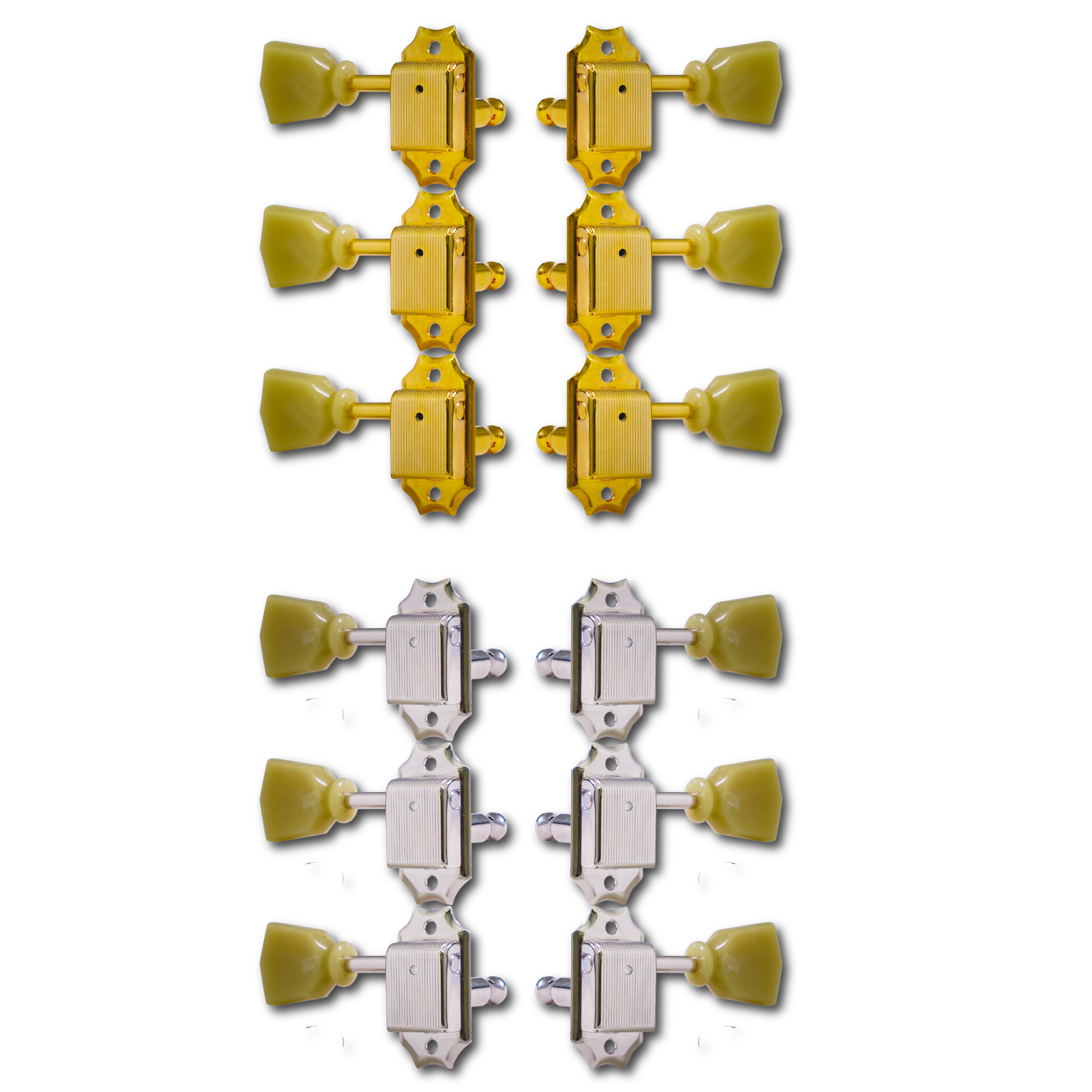 "Vintage Tone Revival" Tuners by Gotoh® w/ Keystone Buttons (Tall Posts) - Fits Gibson® Randy's LLC