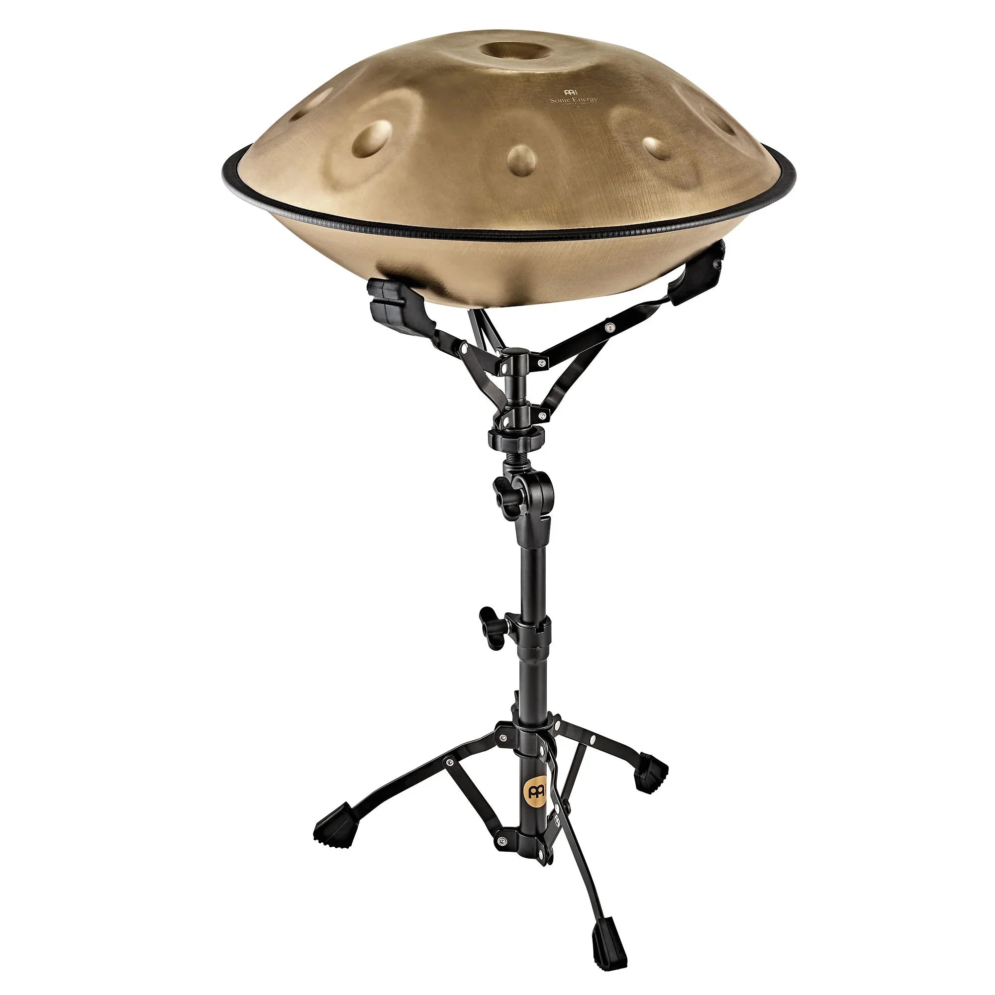 Handpan & Steel Tongue Drum Stand, Height Adjustable 22" - 27", Metallic Utah Energy Healing Center