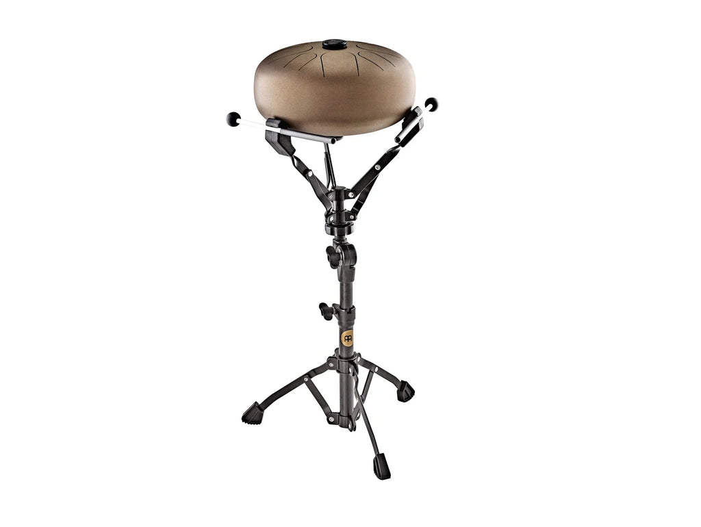 Handpan & Steel Tongue Drum Stand, Height Adjustable 22" - 27", Metallic Utah Energy Healing Center