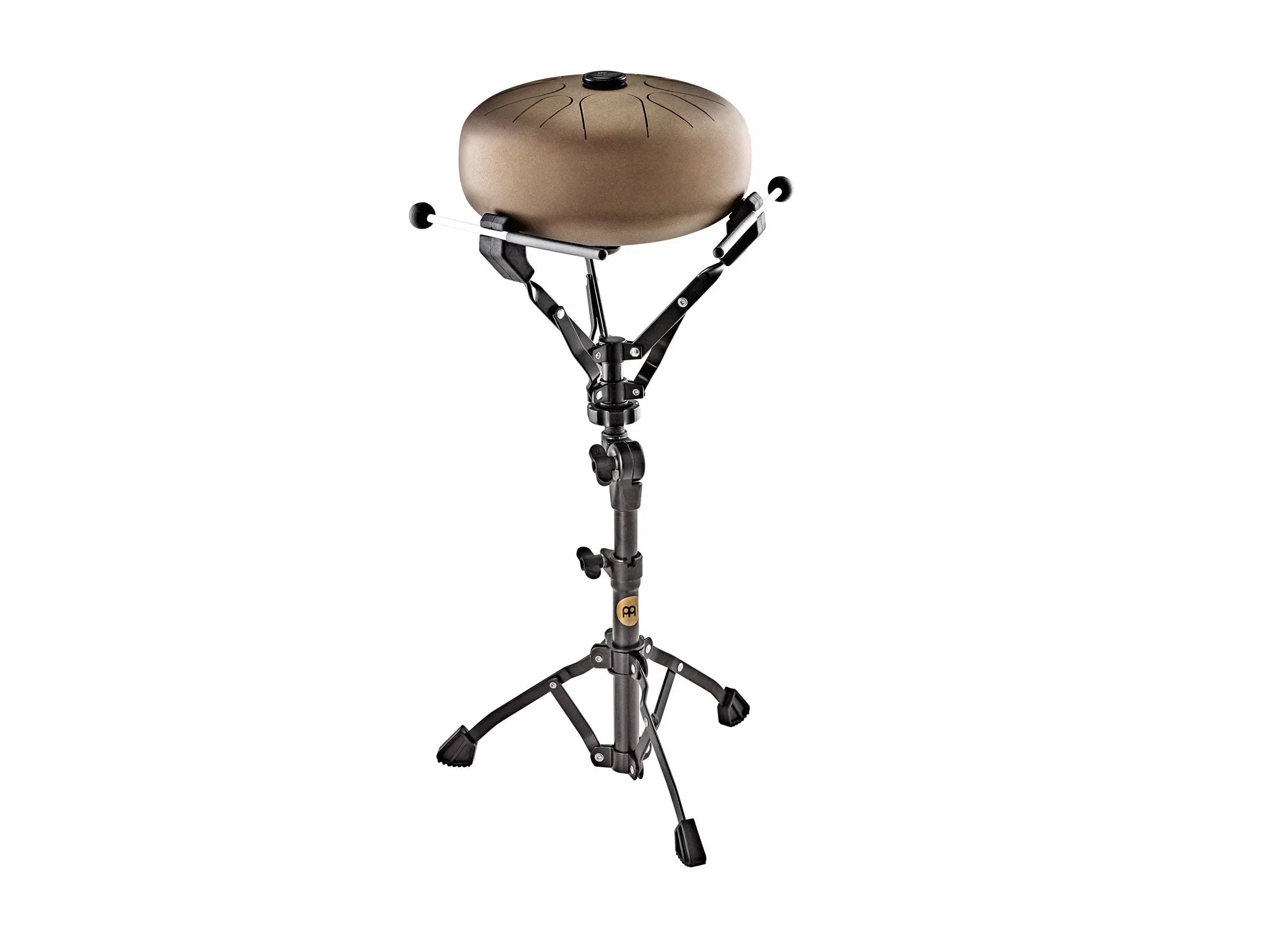 Handpan & Steel Tongue Drum Stand, Height Adjustable 22" - 27", Metallic Utah Energy Healing Center